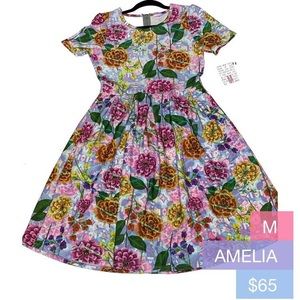 LuLaRoe Amelia Dress Spring Floral Medium